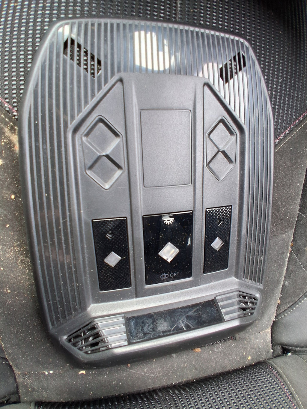 2023 DS DS 4 CROSSOVER FRONT INTERIOR ROOF READING LIGHT BLACK