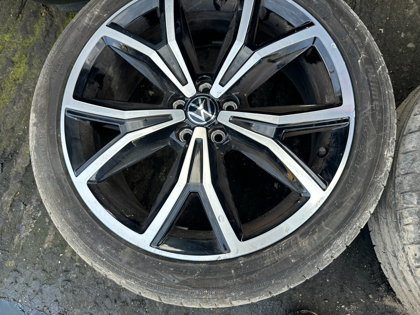 2023 VOLKSWAGEN T CROSS 18 INCH SET OF FOUR ALLOY WHEELS TYRE DIAMOND 215/45R18