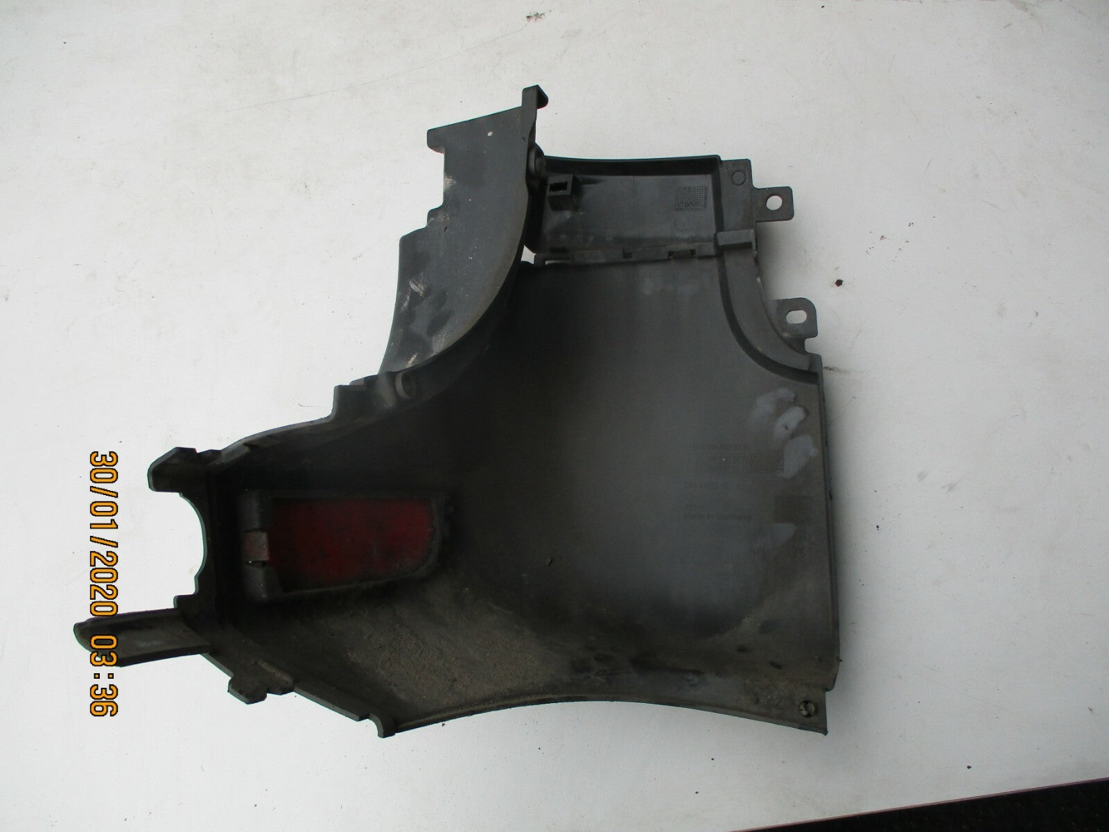 MERCEDES SPRINTER W906 2013 NSR PASSENGER REAR BUMPER CORNER TRIM A9068802371