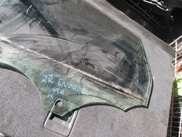 2015 RANGE ROVER EVOQUE L538 NSR PASSENGER SIDE WINDOW GLASS