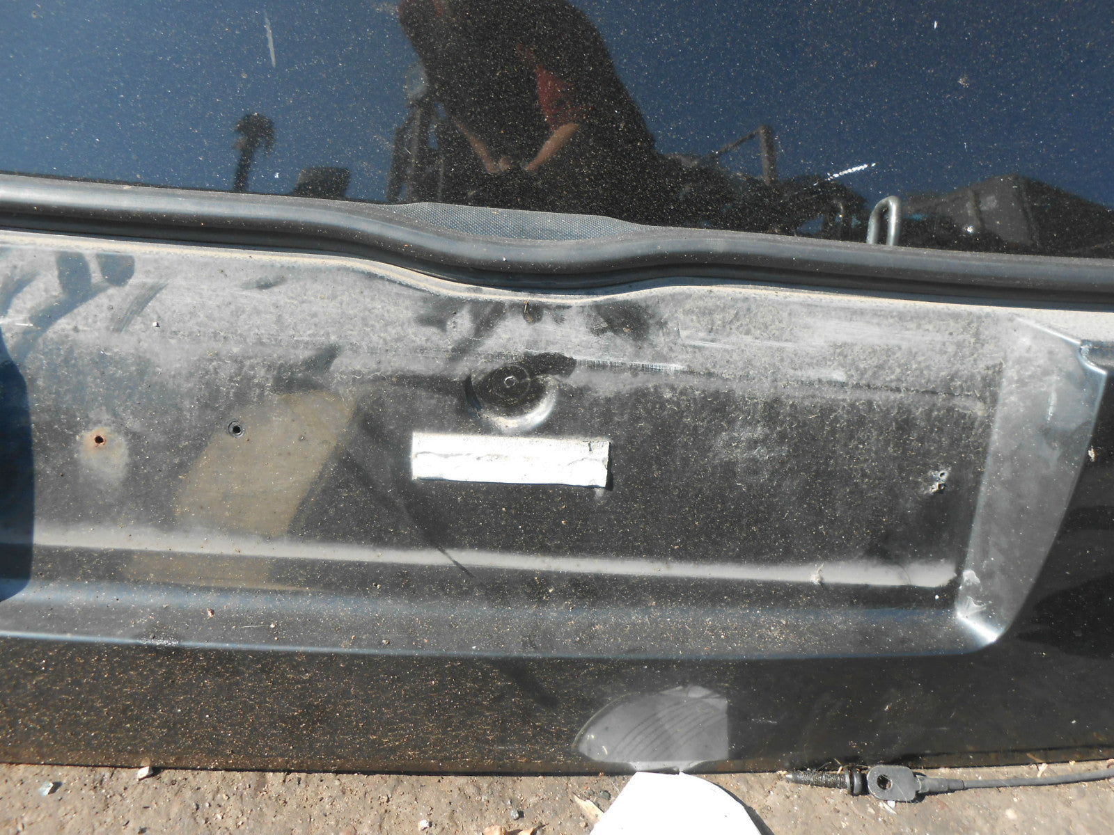 CITROEN C2 JM 2007 HATCHBACK BOTTOM LOWER TAILGATE BOOTLID LID BLACK