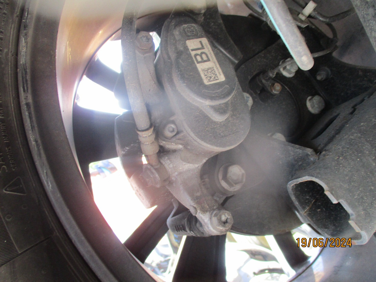 NISSAN QASHQAI J12 MK3 2023 NSR PASSENGER SIDE REAR BRAKE CALIPER 440106RA0B