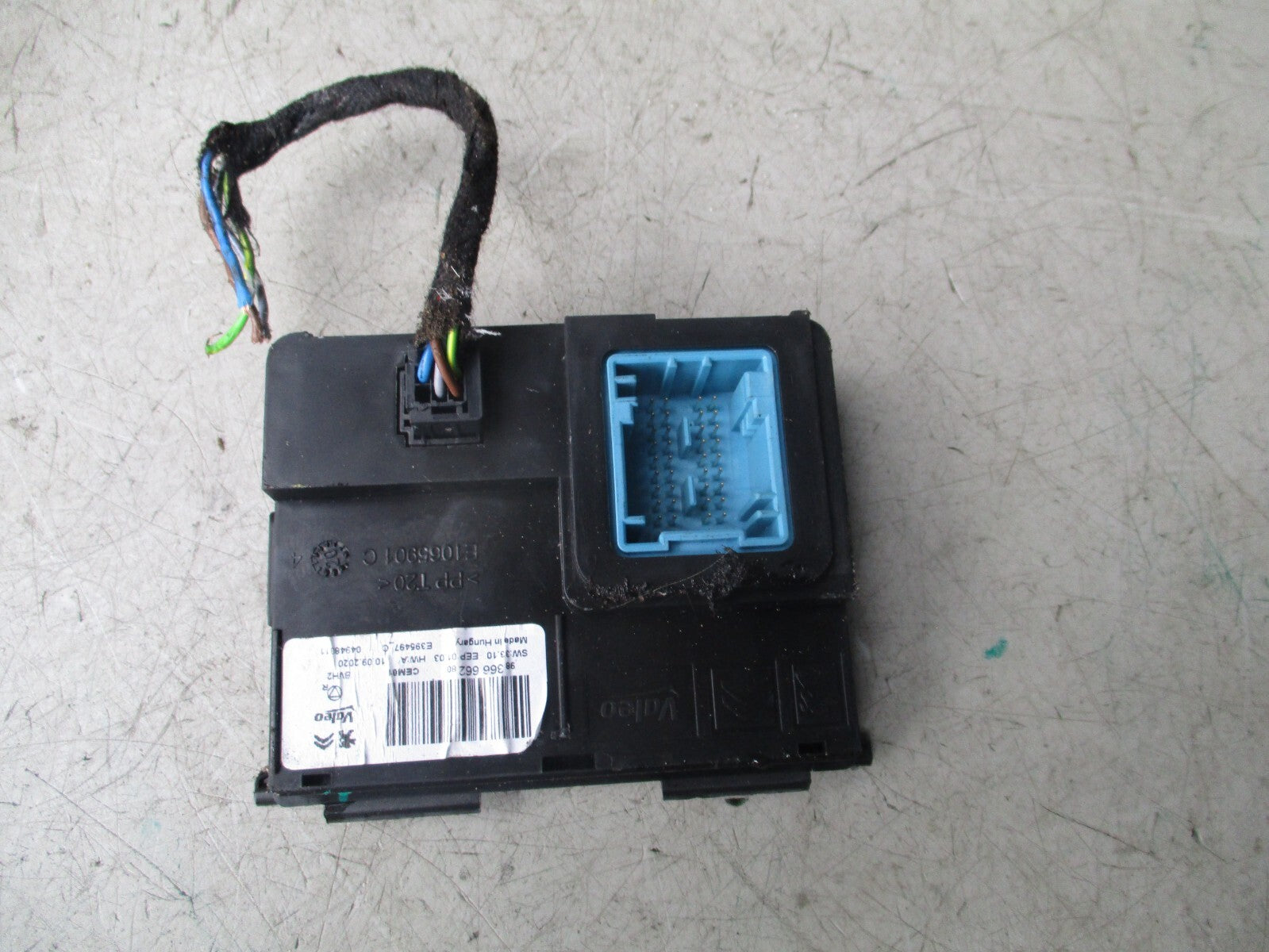 2020 CITROEN C5 AIRCROSS AC CLIMATE CONTROL UNIT 9836666280
