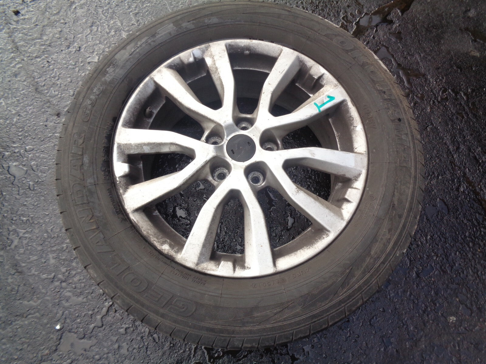 2019 NISSAN X TRAIL T32 MK3 17 INCH ALLOY WHEEL TWIN SPOKE 225/65R17 REF1