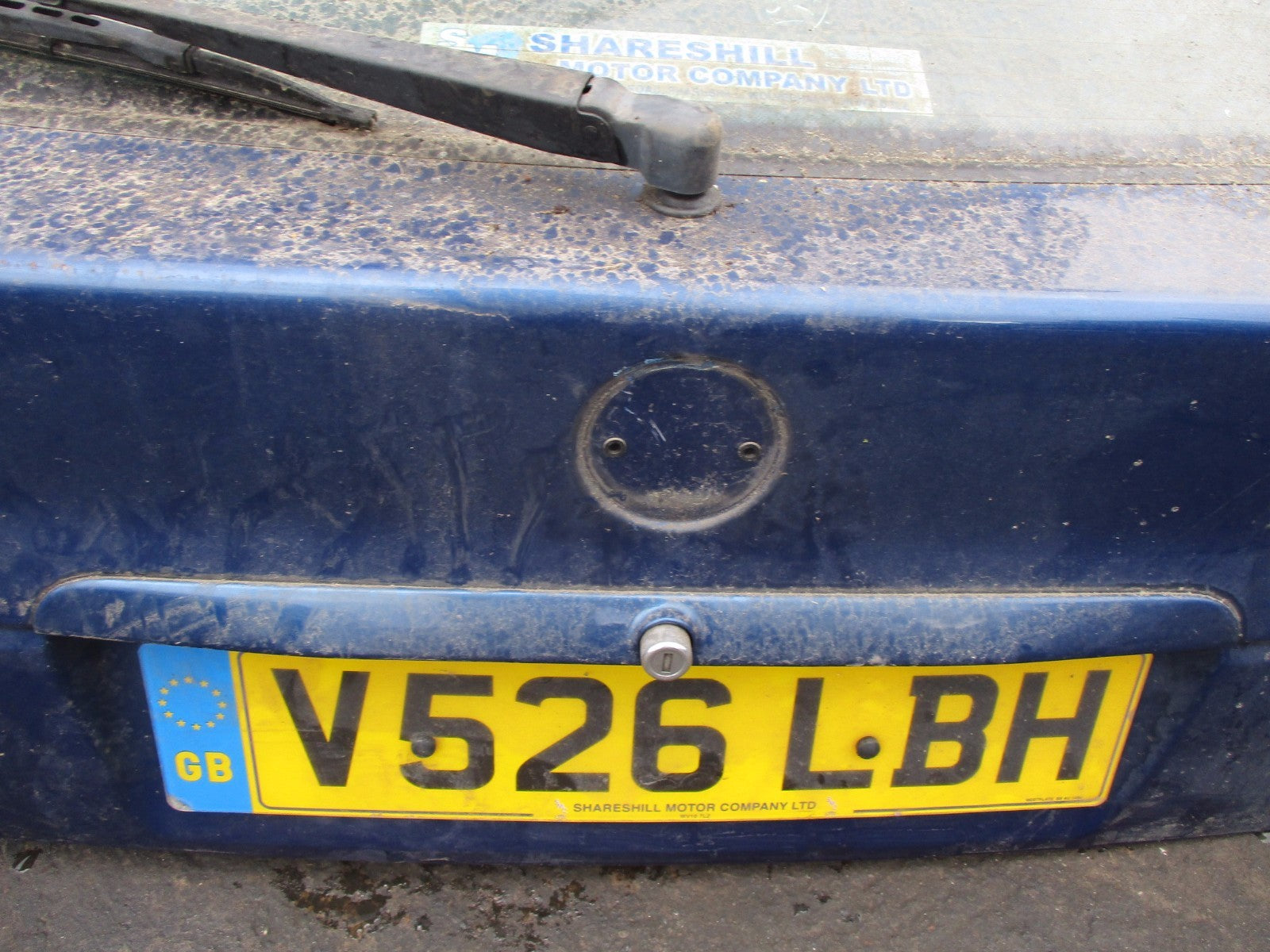 BMW 3 SERIES E46 1999 REAR TAILGATE BOOT LID HATCHBACK GLASS WIPER MOTOR BLUE