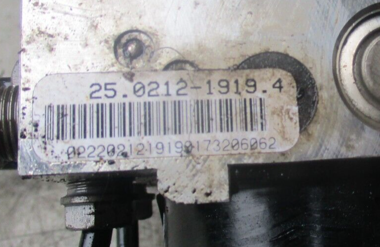 VOLKSWAGEN GOLF HYDRAULIC BLOCK CONTROL UNIT 0212-1919