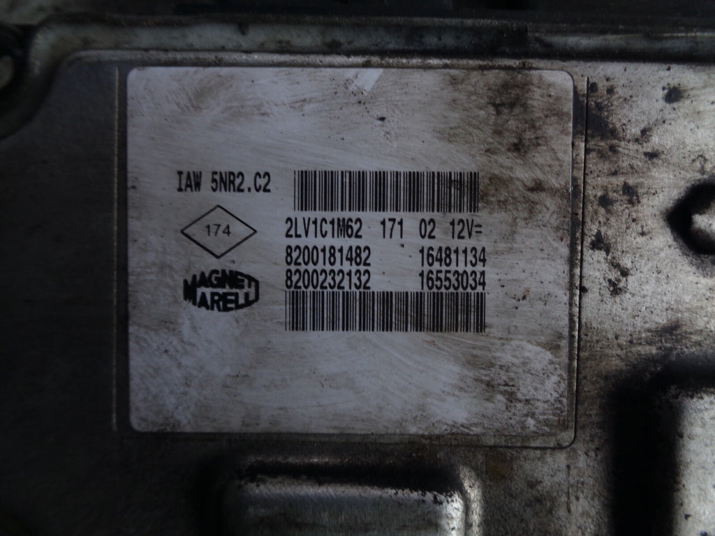 RENAULT CLIO MK2 2004 1.2 ENGINE CONTROL UNIT ECU 8200181482