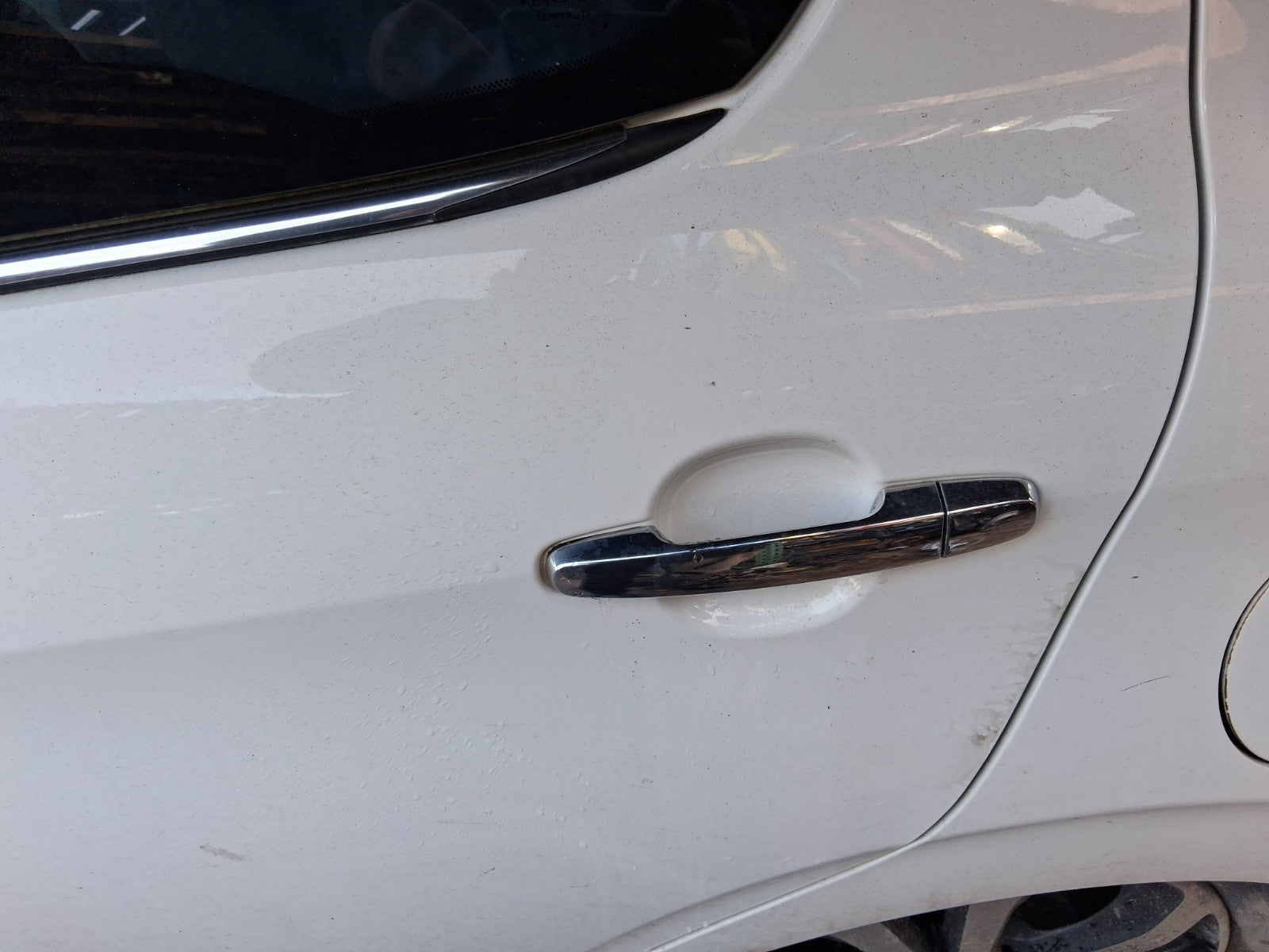 2018 CITROEN C1 MK2 NSR PASSENGER SIDE REAR COMPLETE DOOR LIPIZAN WHITE KWD