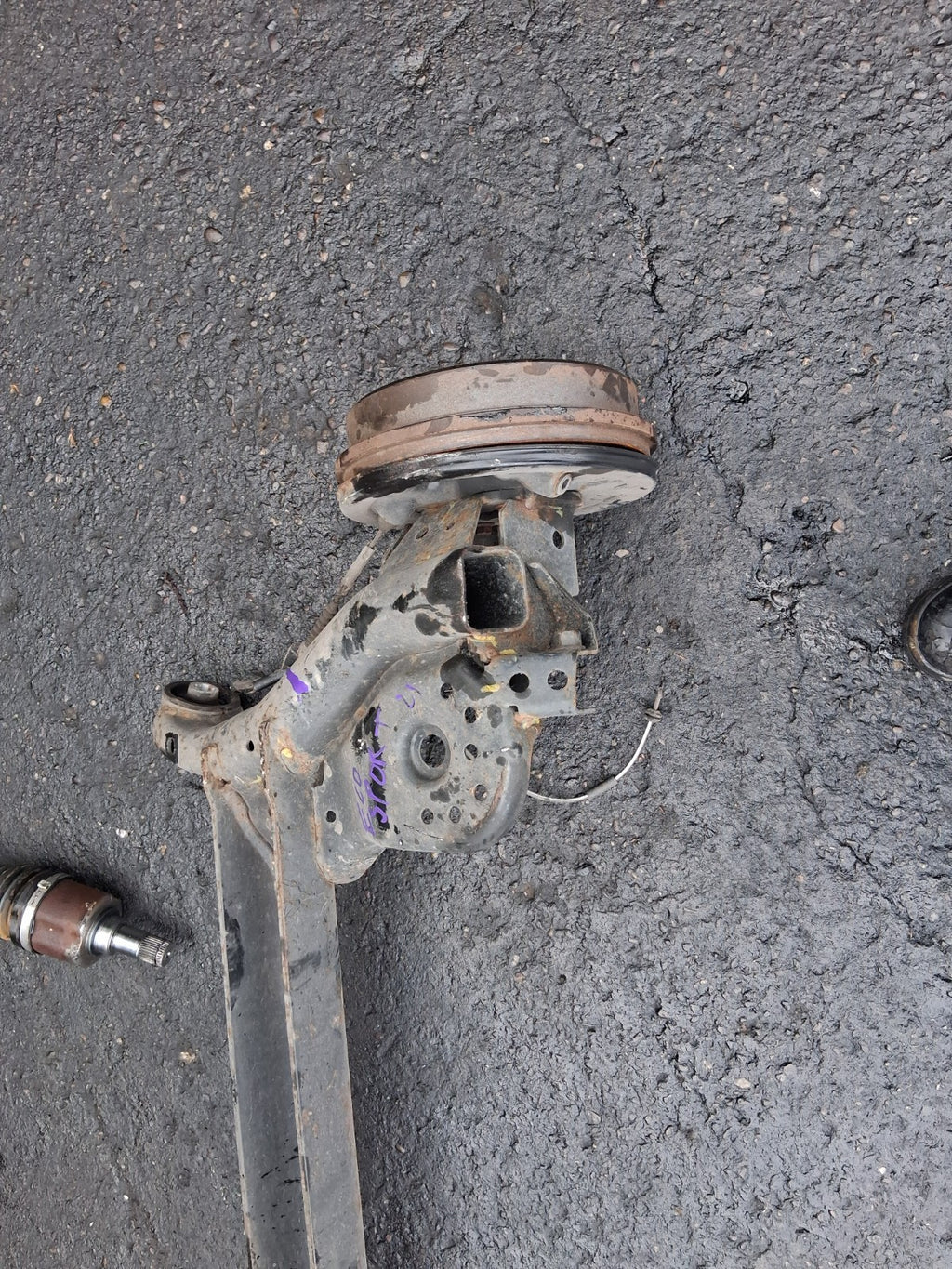 2021 FORD ECOSPORT MK2 1.0 PETROL REAR AXLE DISC TYPE