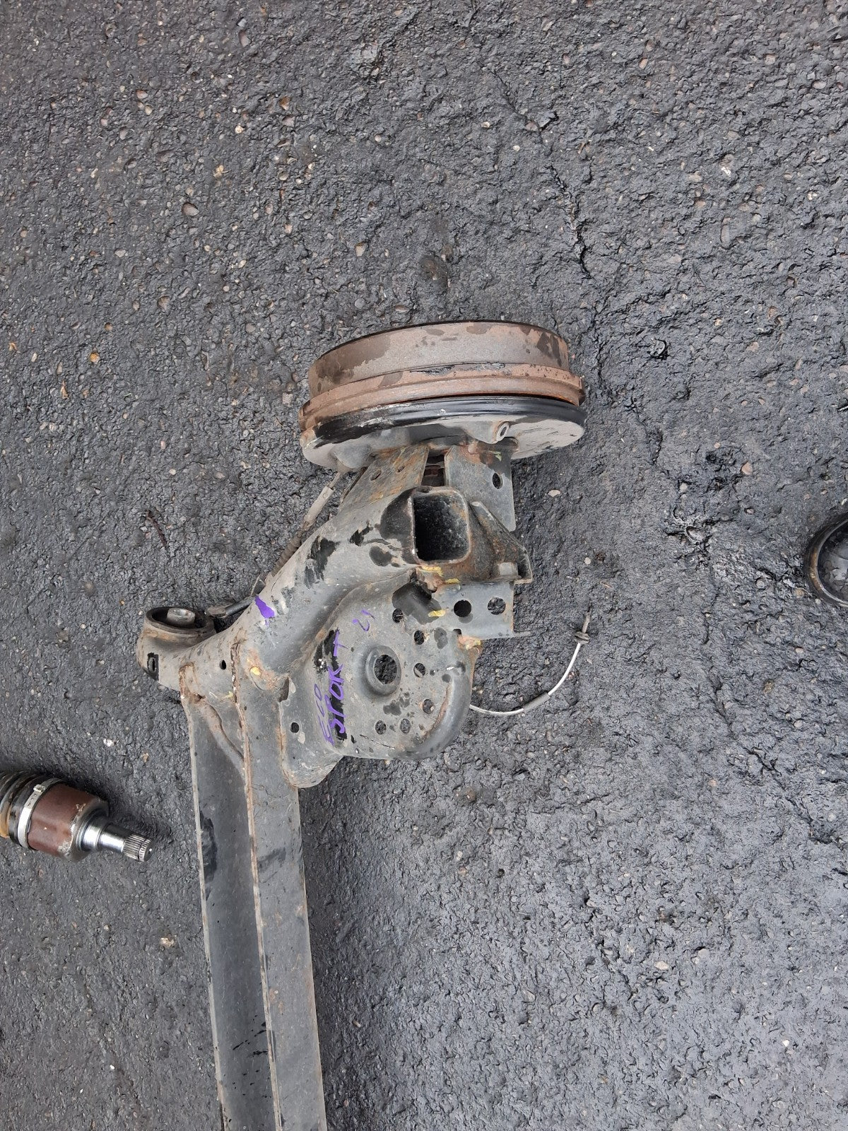 2021 FORD ECOSPORT MK2 1.0 PETROL REAR AXLE DISC TYPE