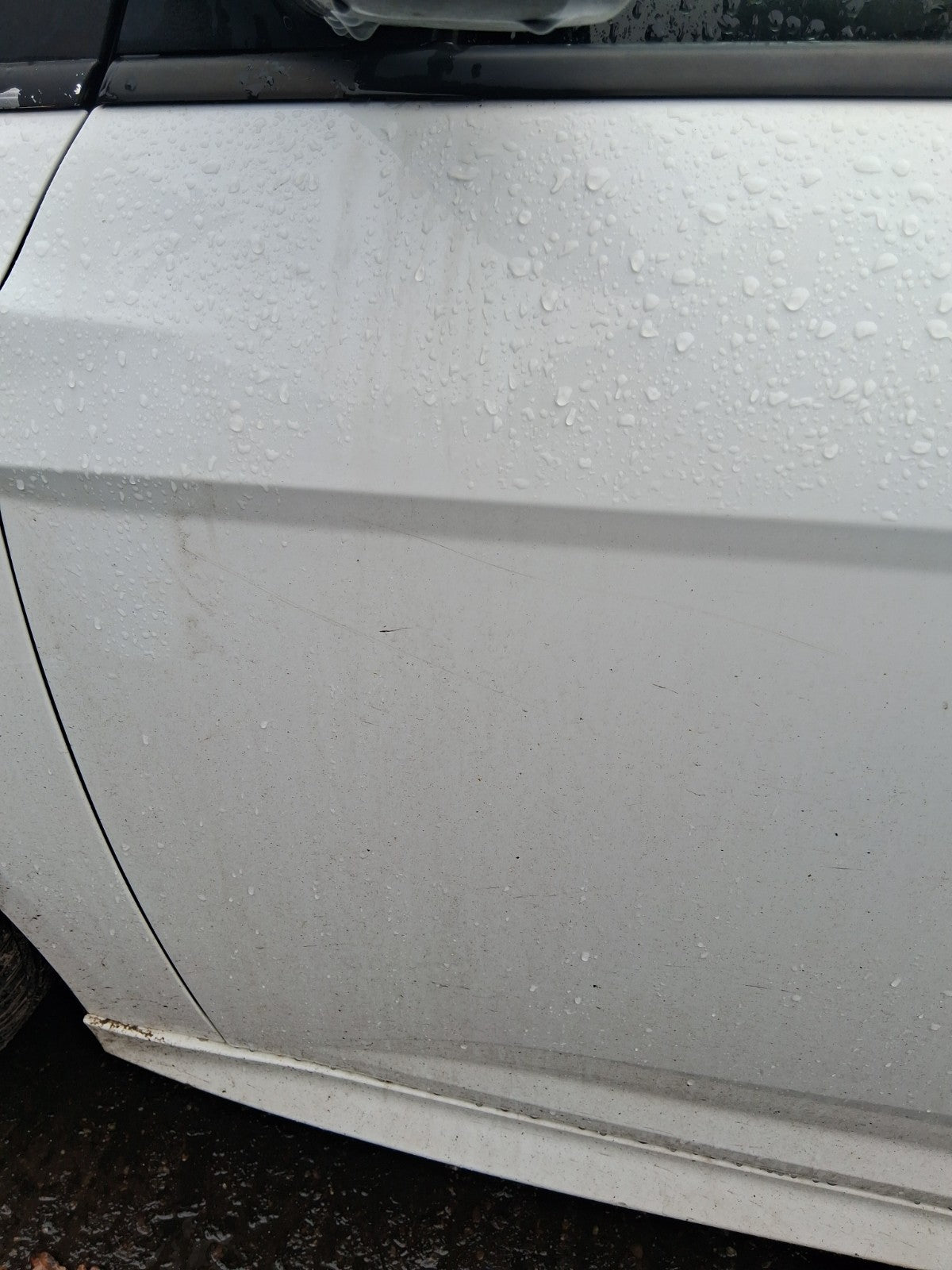 2017 FORD FOCUS MK3 ST LINE NSF PASSENGER SIDE FRONT LEFT BARE DOOR WHITE 5F
