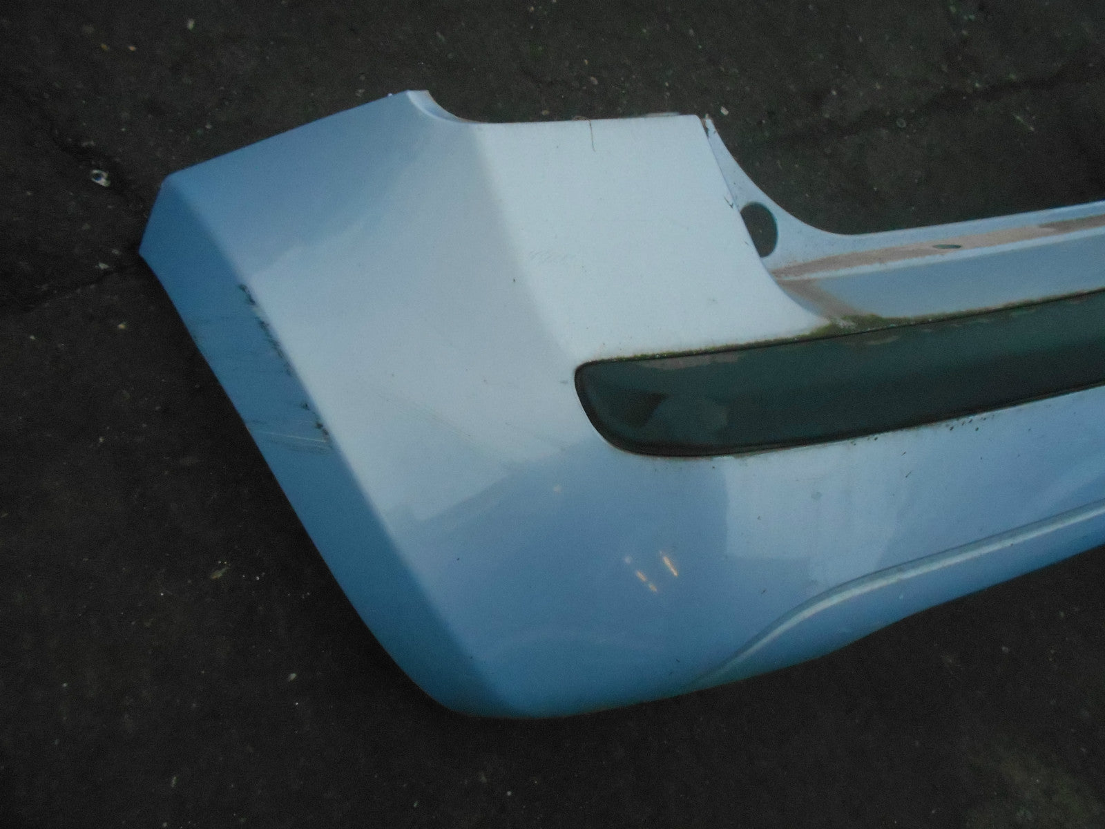 FIAT IDEA MPV 2005 REAR PLASTIC BUMPER & PARKING SENSORS BLUE