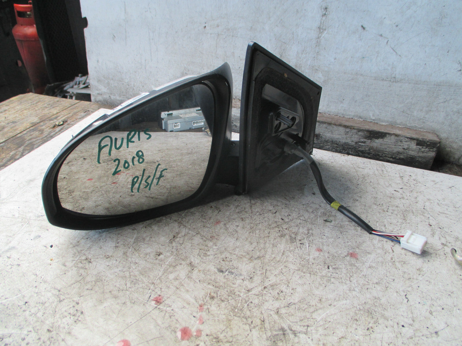 TOYOTA AURIS 2018 NS PASSENGER SIDE WING MIRROR 8794002E60