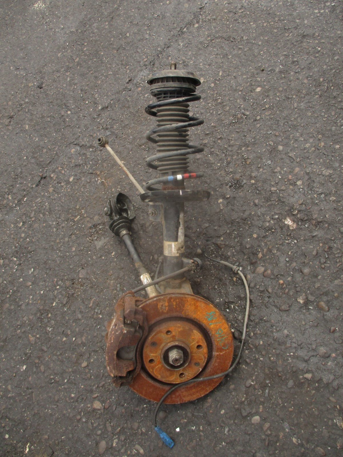 2018 CITROEN C3 MK2 1.2 PETROL NS PASSENGER LEG SHOCK FRONT WHEEL HUB DRIVESHAFT