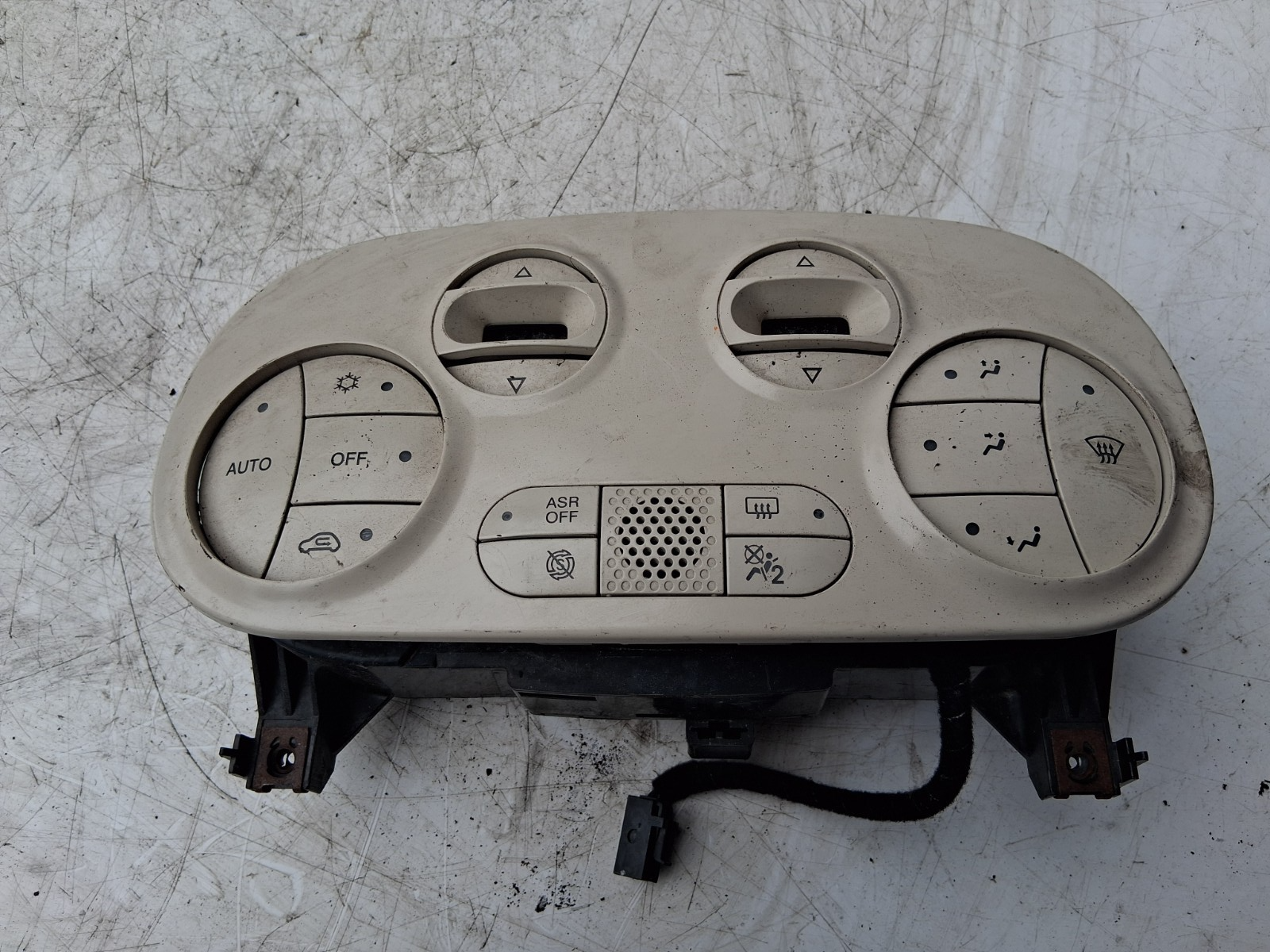 2015 FIAT 500 LOUNGE AC HEATER CLIMATE CONTROL SWITCH PANEL 735595278