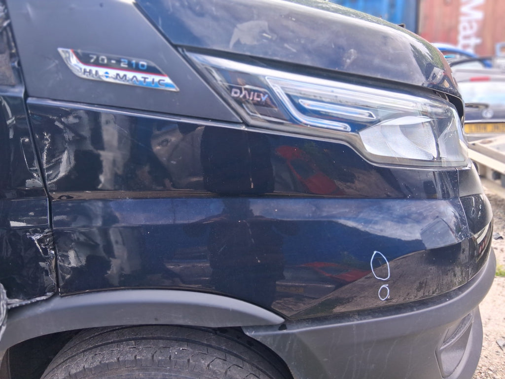 2023 IVECO DAILY MK6 FACELIFT 3.0 DIESEL AUTO XLWB COMPLETE FRONT END NERO BLACK