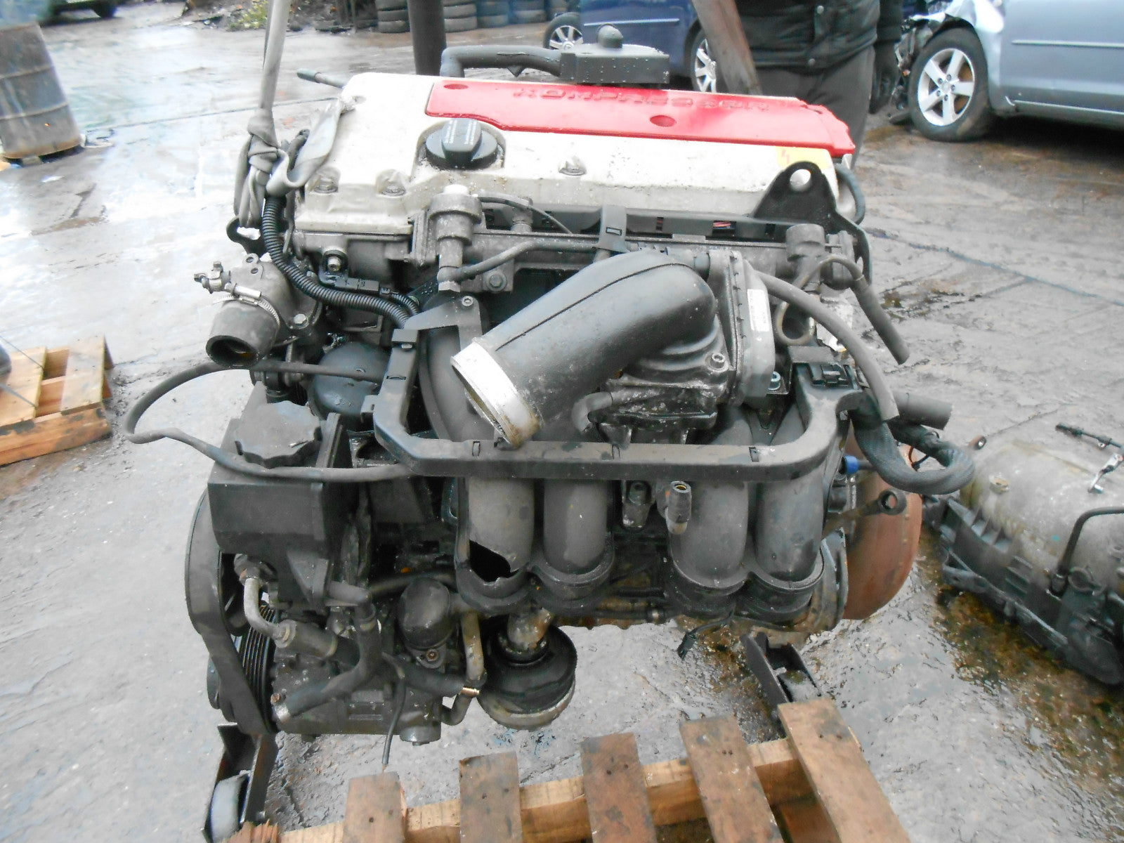 MERCEDES R170 SLK 230 KOMPRESSOR 2001 2.3 COMPLETE ENGINE R1110112201