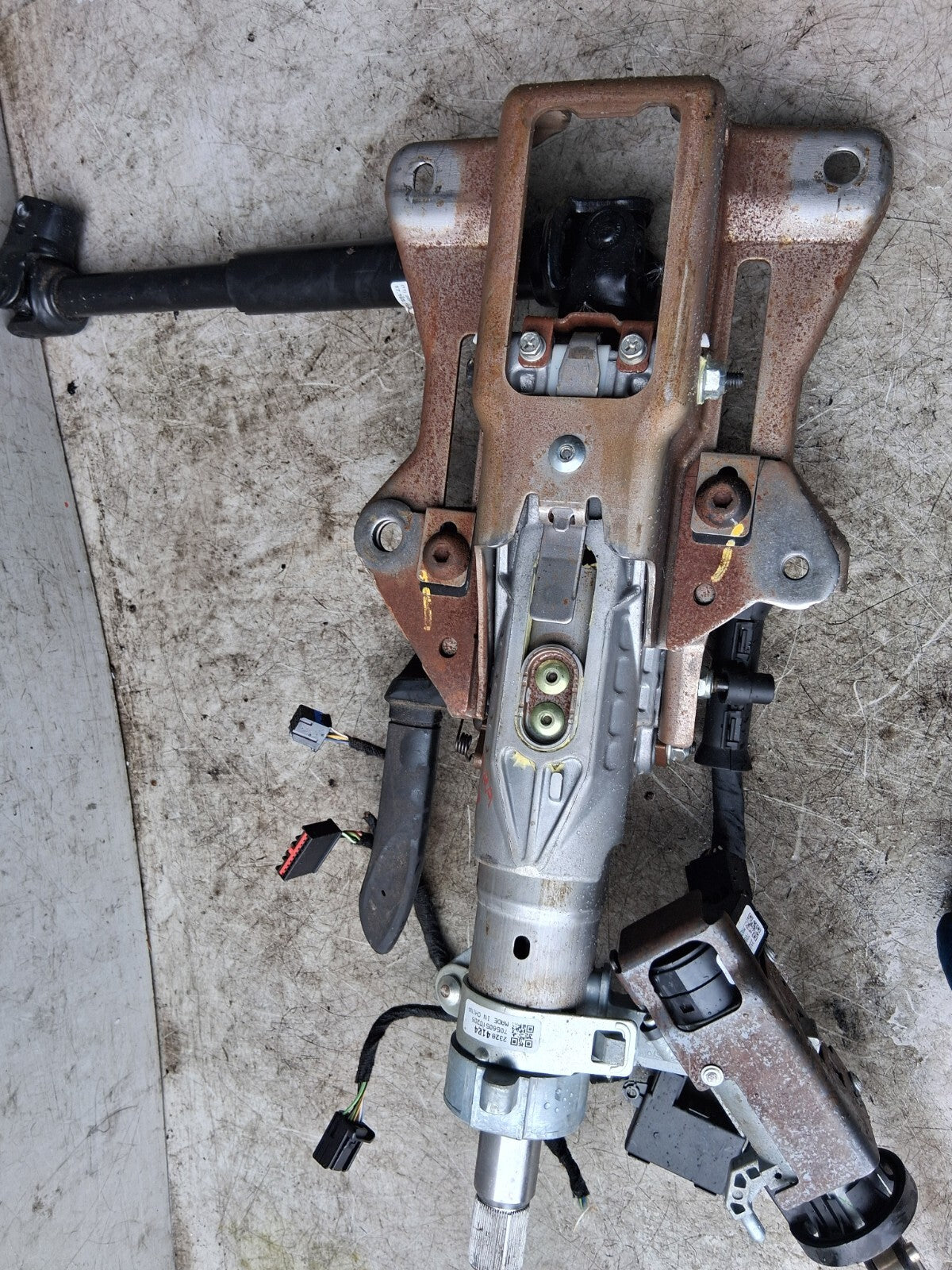 2017 ZAFIRA C TOURER STEERING COLOUMN WITH IGNITION BARREL & KEY 23284104