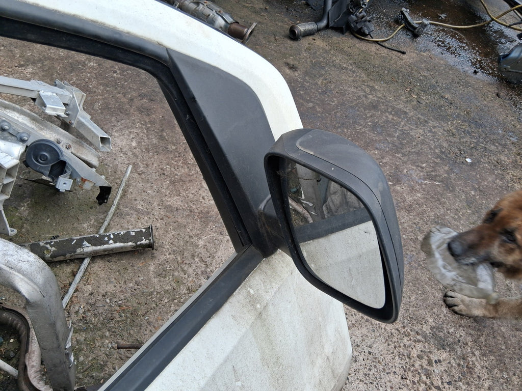 2015 PEUGEOT BIPPER OSF DRIVER SIDE FRONT RIGHT DOOR BARE WHITE WITH WING MIRROR