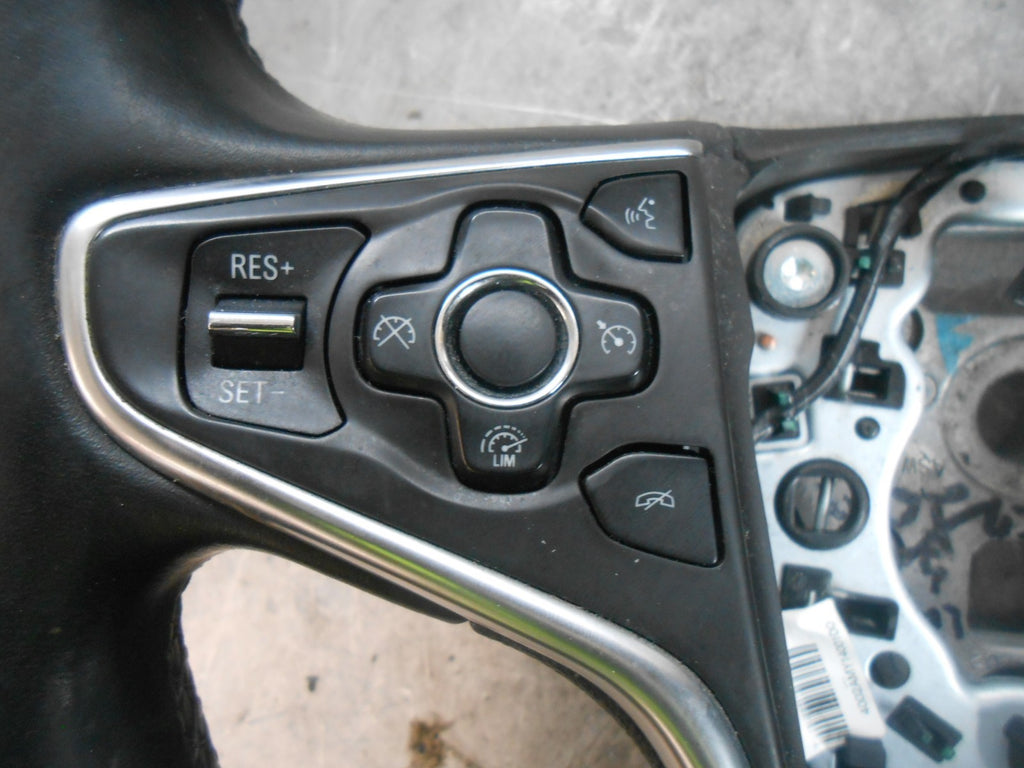 VAUXHALL INSIGNIA A (MK1) FACELIFT 2014 LEATHER MULTIFUNCTION STEERING WHEEL