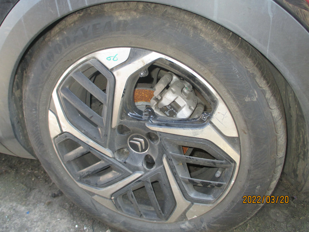 CITROEN C4 MK3 2021 18 INCH DIAMOND CUT ALLOY WHEEL WITH TYRE 195/60R18 REF 2