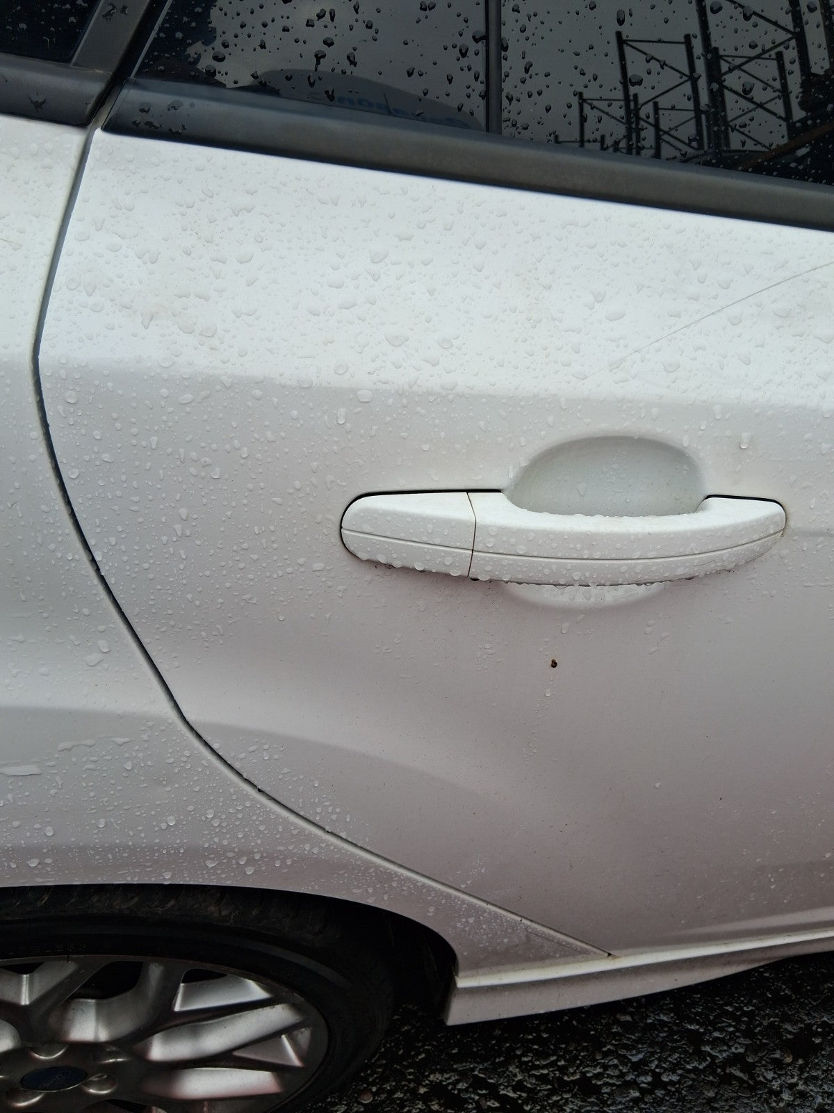 2017 FORD FOCUS MK3 ST LINE OSR DRIVER SIDE REAR RIGHT COMPLETE DOOR WHITE 5F