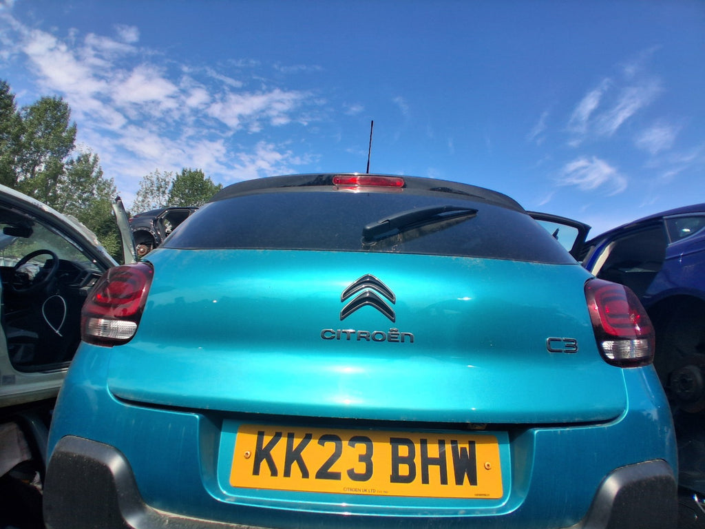 2023 CITREOEN C3 MK3 REAR BARE TAILGATE BOOTLID SPRING BLUE METALLIC EWJ
