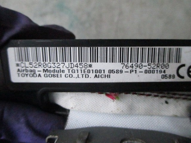 2019 SUZUKI SWIFT MK4 PASSENGER SIDE CURTAIN AIRBAG 7649052R00