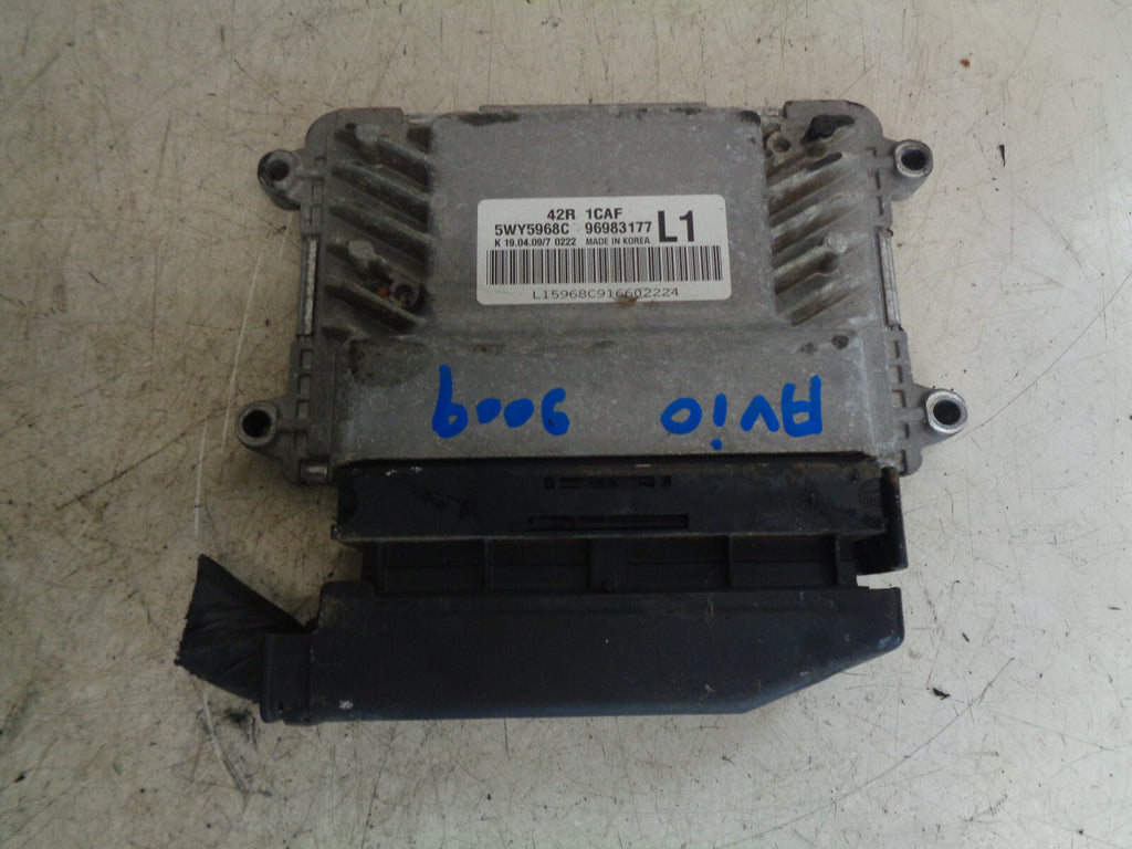 CHEVROLET AVEO 2009 1.2 PETROL ECU ENGINE CONTROL MODULE 96983177
