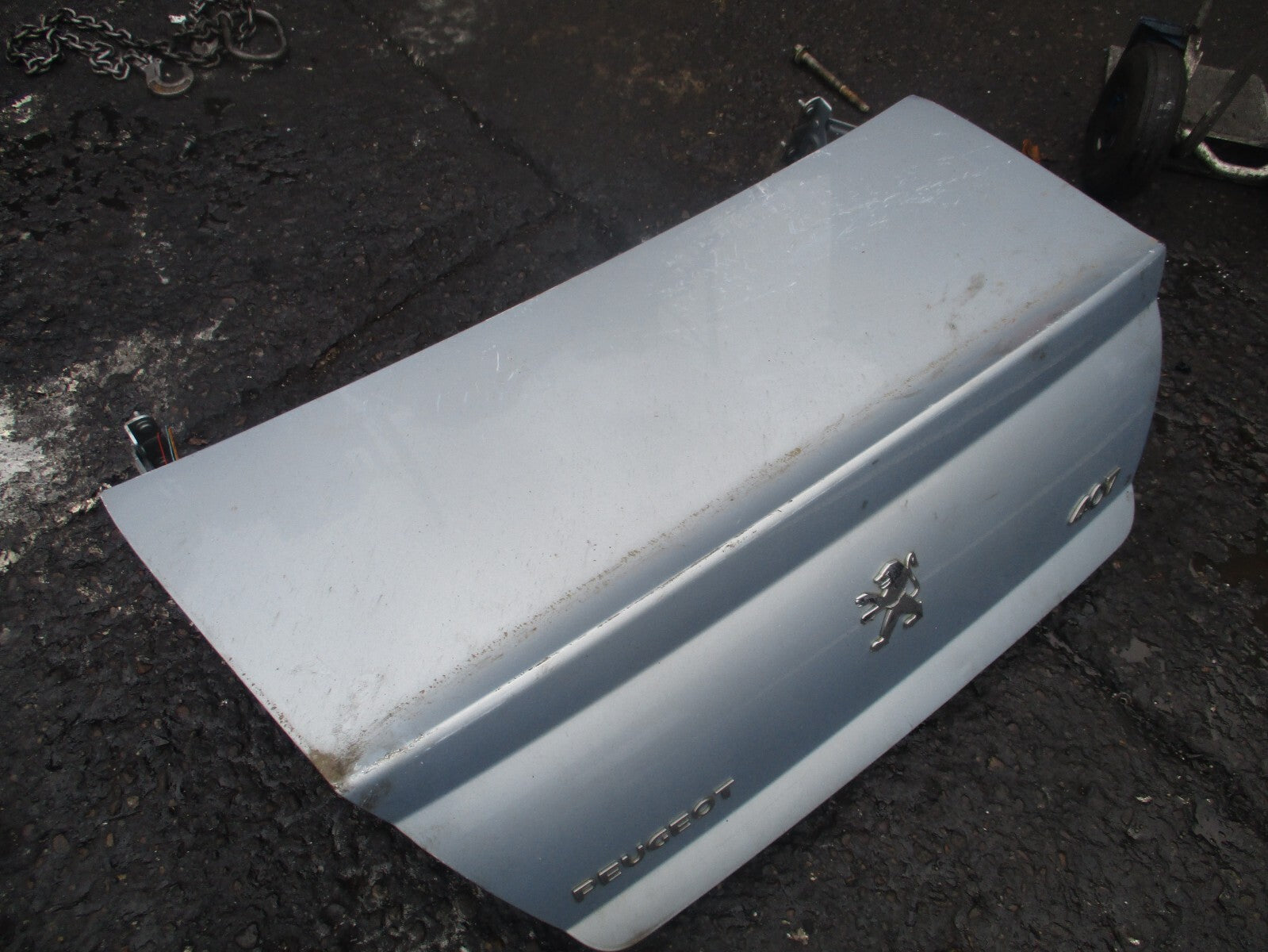 2007 PEUGEOT 407 MK1 REAR COMPLETE TAILGATE BOOTLID BLUE