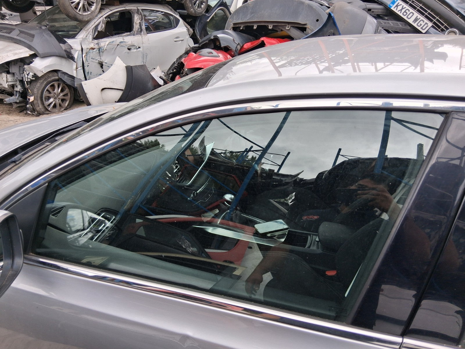 2014 PEUGEOT 308 MK2 NSF PASSENGER SIDE FRONT MAIN WINDOW GLASS