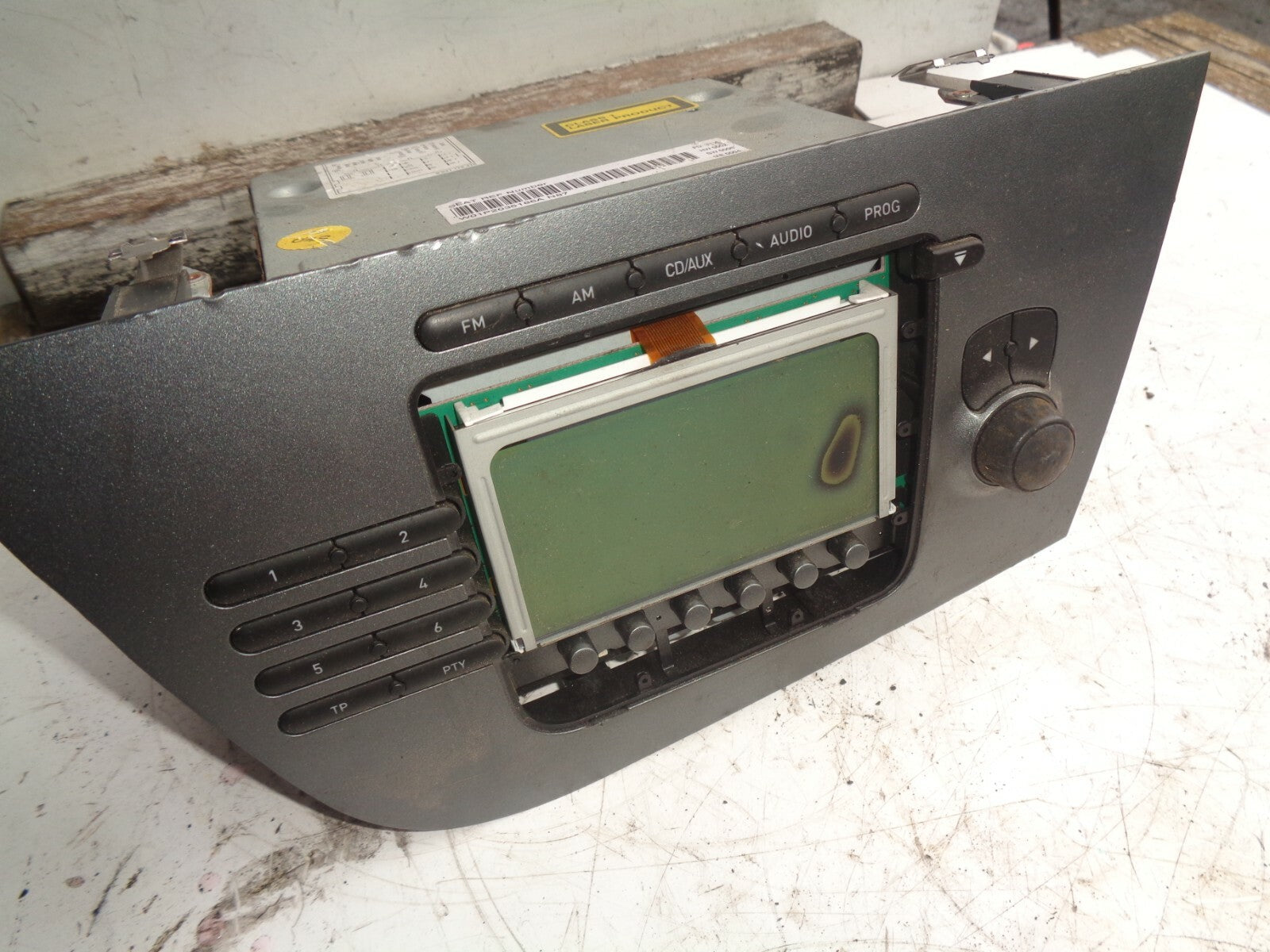 SEAT LEON MK2 2007 1.9 DIESEL STEREO RADIA HEAD UNIT w01p2035186a n87
