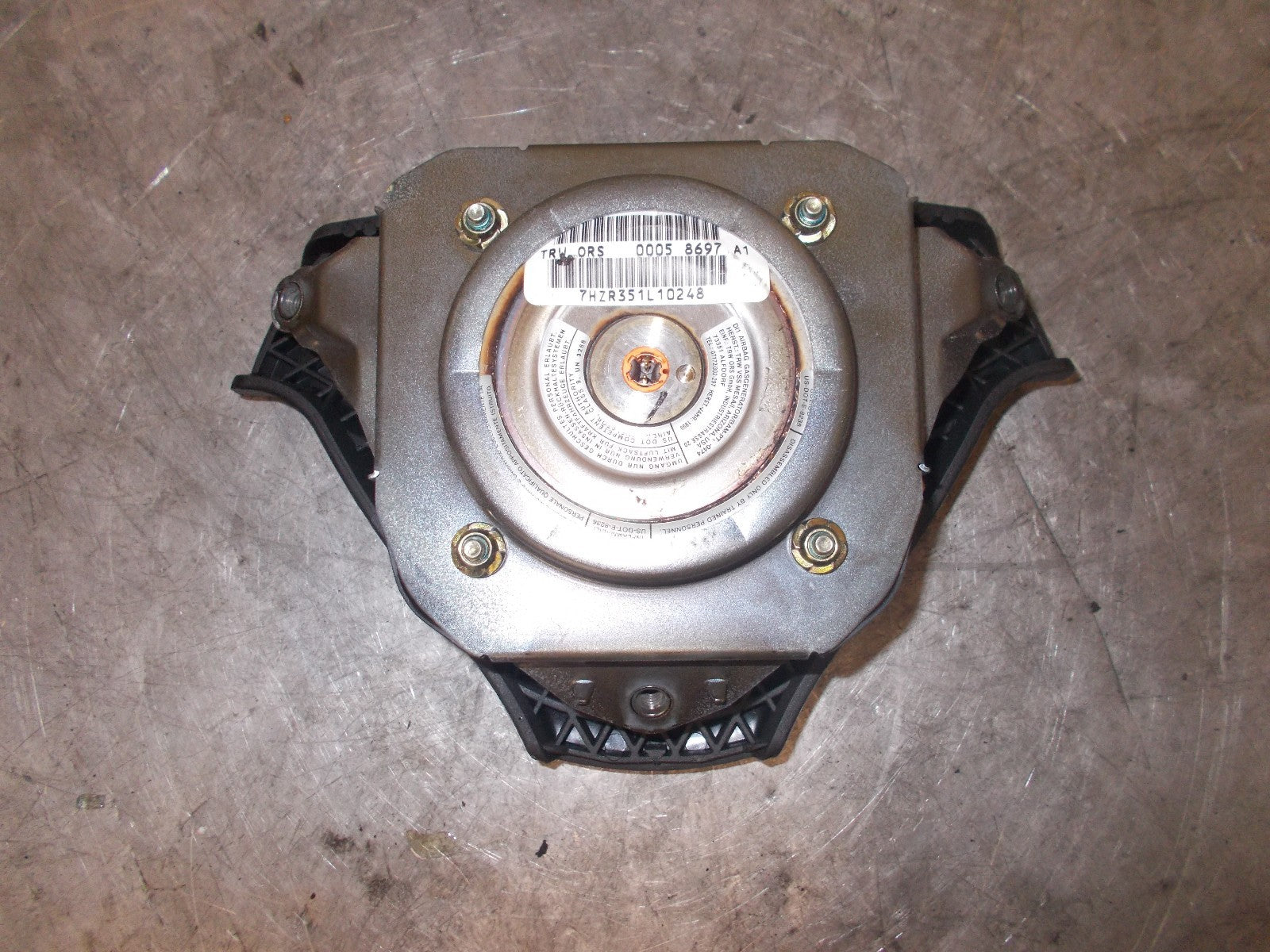 ALFA ROMEO 166 936 1999 OS DRIVER SIDE STEERING WHEEL AIRBAG 1560179990