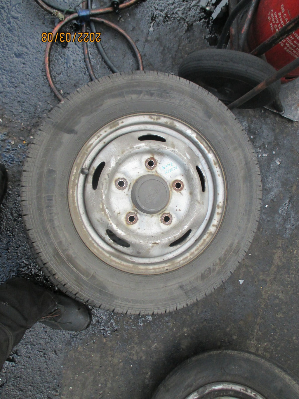 FORD TRANSIT 2004 MK6 STEEL WHEEL & TYRE 195/70R15 ANNAITE