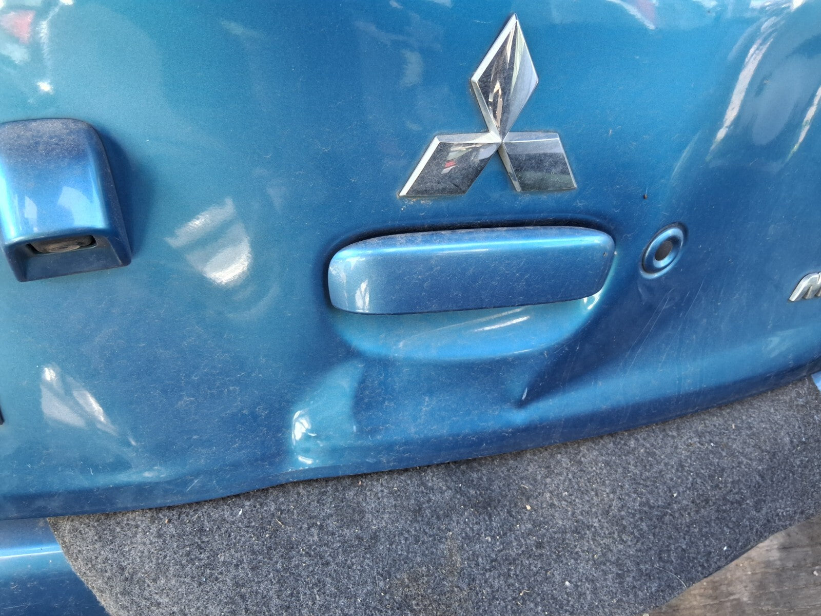 2016 MITSUBISHI MIRAGE ATTIVO MK6 PRE FACELIFT TAILGATE BOOTLID REMIS BLUE T36