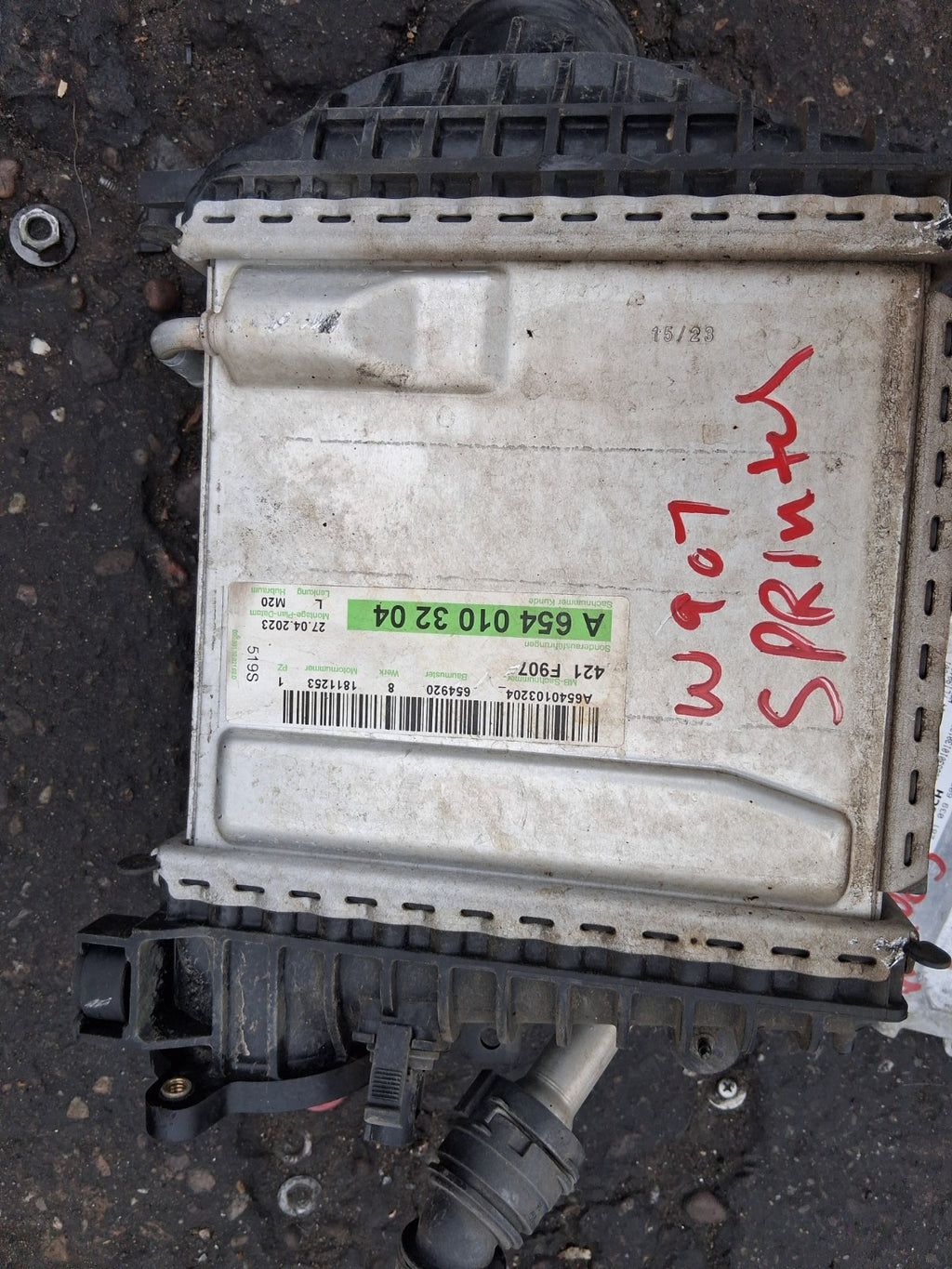2023 MERCEDES BENZ SPRINTER W907 2.0 DIESEL INTERCOOLER A6540103204