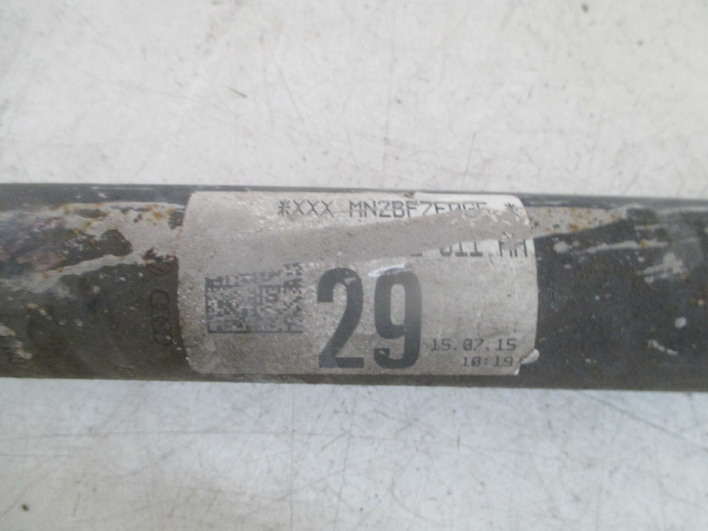 AUDI A1 2015 8X NSR REAR PASSENGER SIDE SHOCK ABSORBER