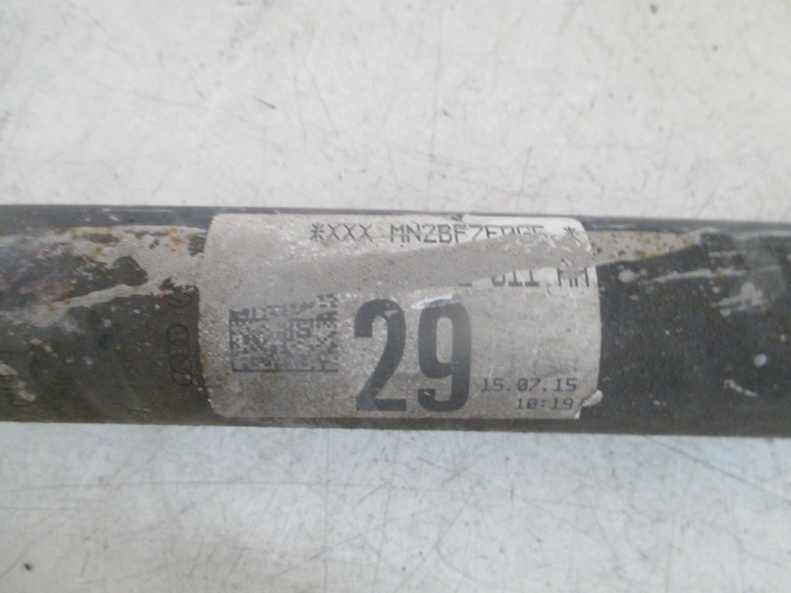 AUDI A1 2015 8X NSR REAR PASSENGER SIDE SHOCK ABSORBER