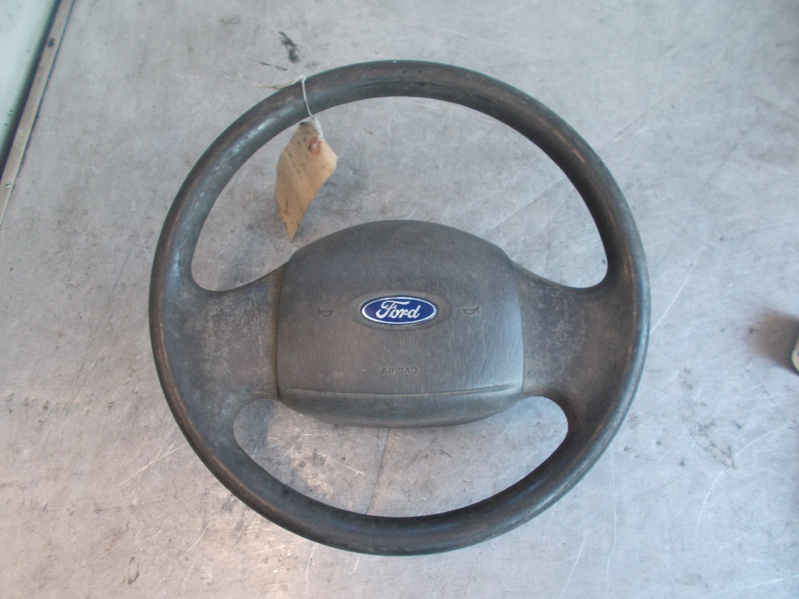 FORD TRANSIT 2005 STEERING WHEEL BLACK WITH AIRBAG