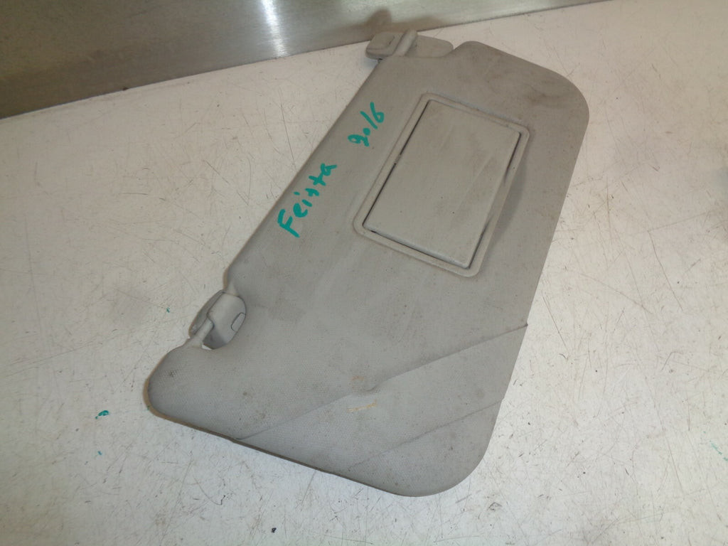 FORD FIESTA 2016 MK7 DRIVER + PASSENGER SIDE SUN VISOR WITH MIRRORS
