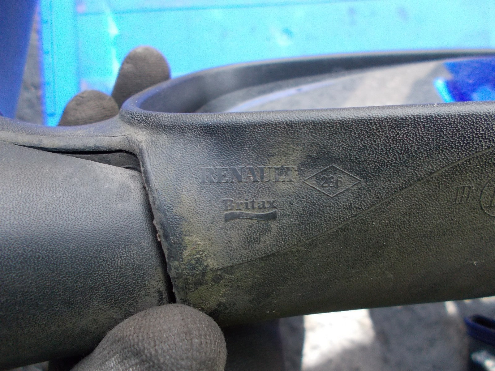 1999 RENAULT CLIO MK2 OS DRIVERS SIDE MANUAL WING MIRROR E2017005 BLACK