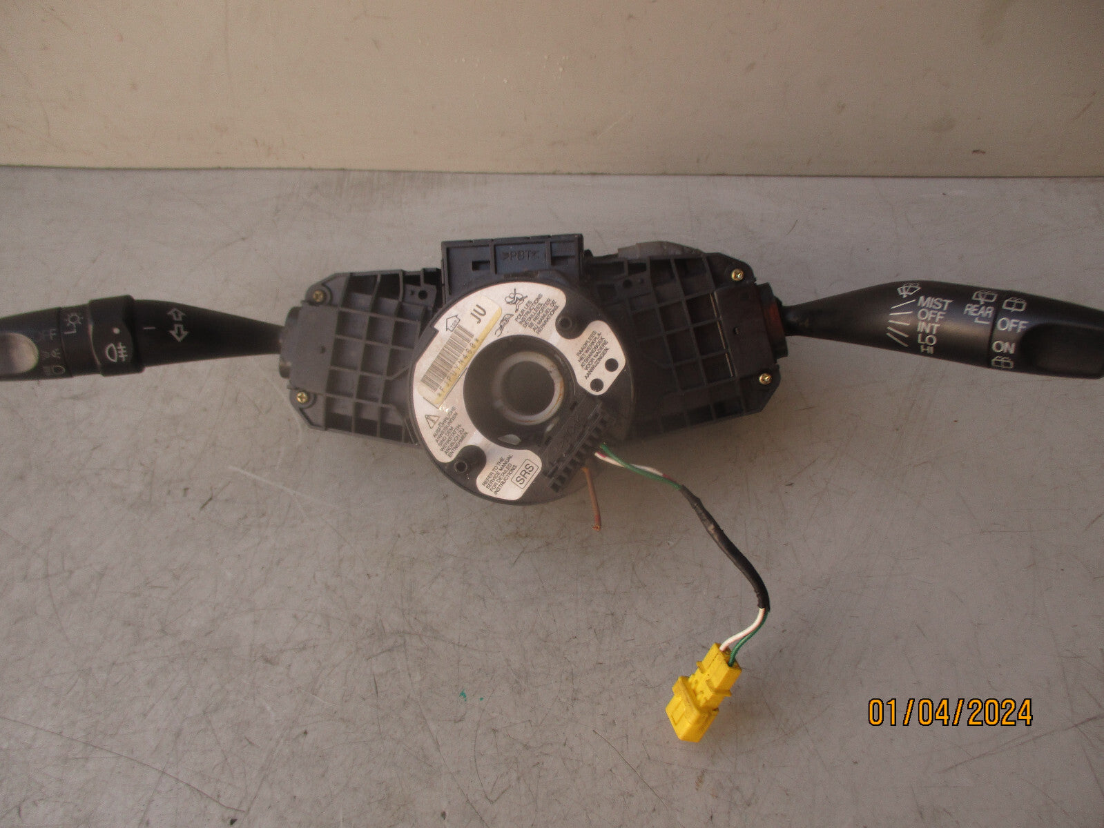 2004 HONDA CIVIC MK7 1.7 DIESEL INDICATOR WIPER STALKS & SQUIB RING M18620