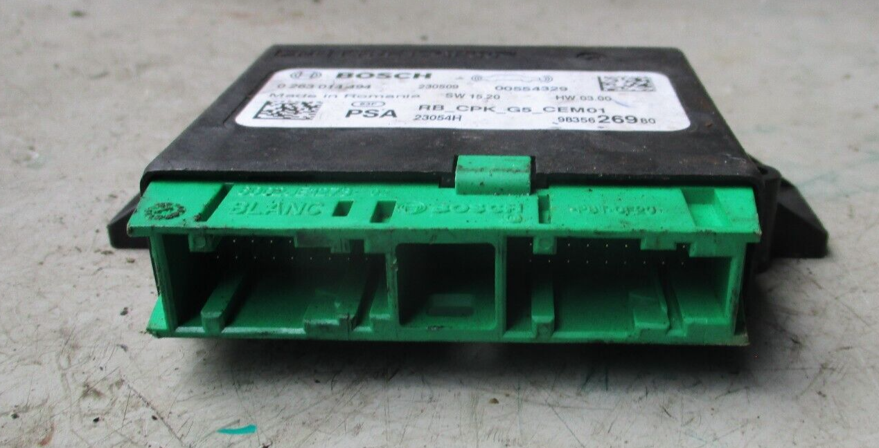 2023 VAUXHALL GRANDLAND PDC PARKING CONTROL MODULE ECU 0263014494