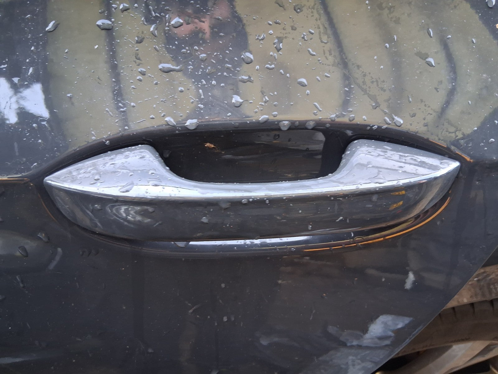2024 VW VOLKSWAGEN GOLF MK8 R LINE NSR PASSENGER SIDE REAR LEFT DOOR HANDLE GREY
