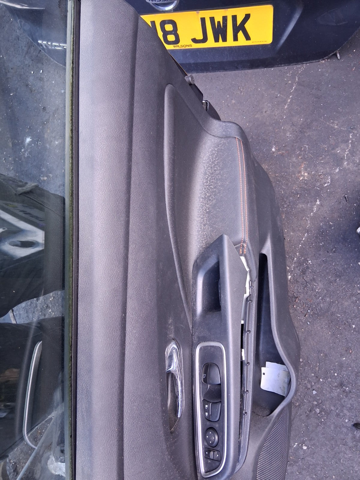 2018 NISSAN MICRA K14 OSF DRIVER SIDE FRONT COMPLETE DOOR GREY TITANIUM KPN