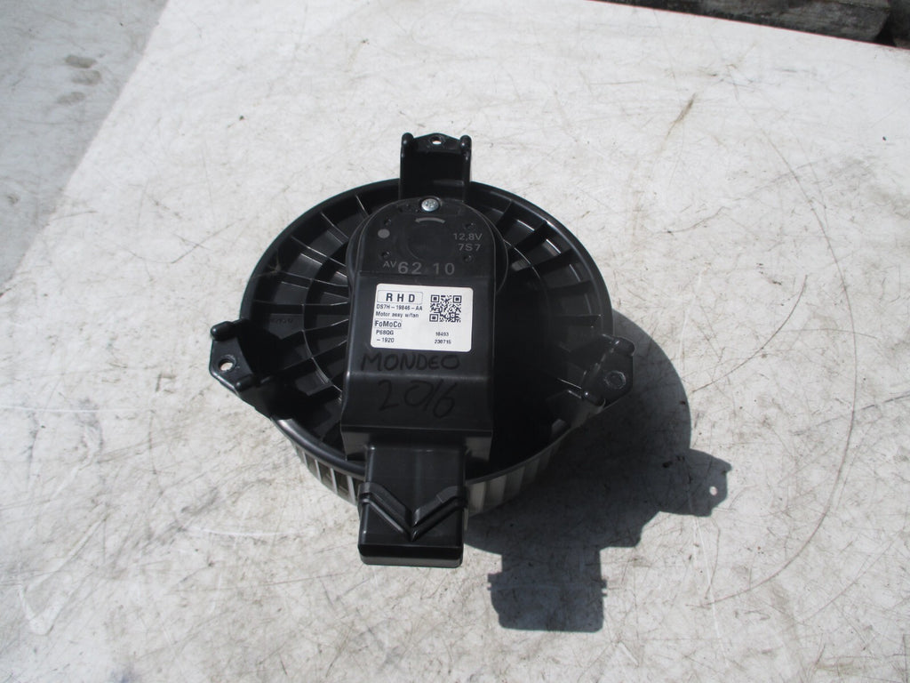 FORD MONDEO MK5 2016 ELECTRIC HEATER BLOWER MOTOR FAN ASSEMBLY DS7H-19846-AA