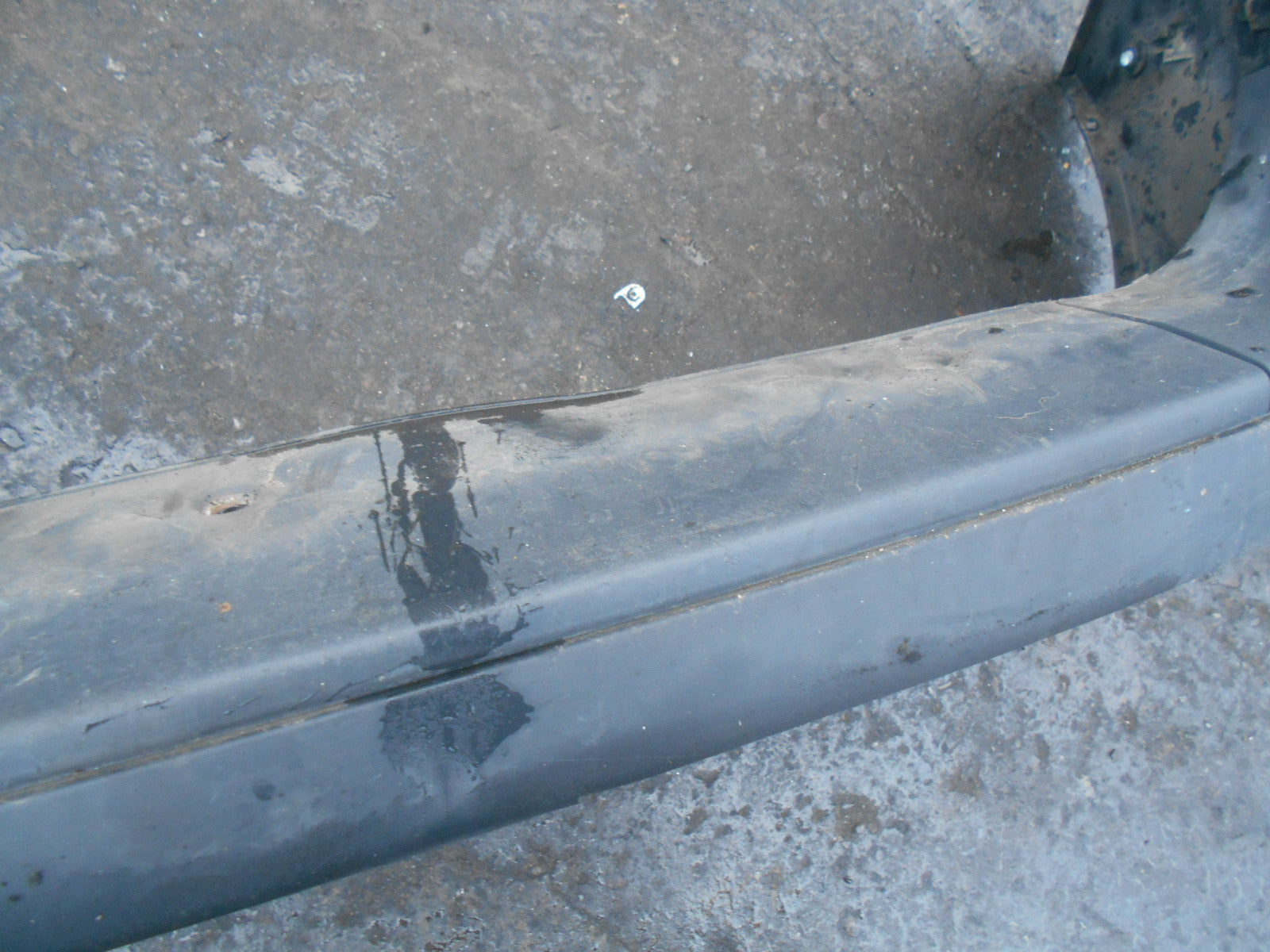 NISSAN KUBISTAR 2006 REAR PLASTIC BUMPER BLACK