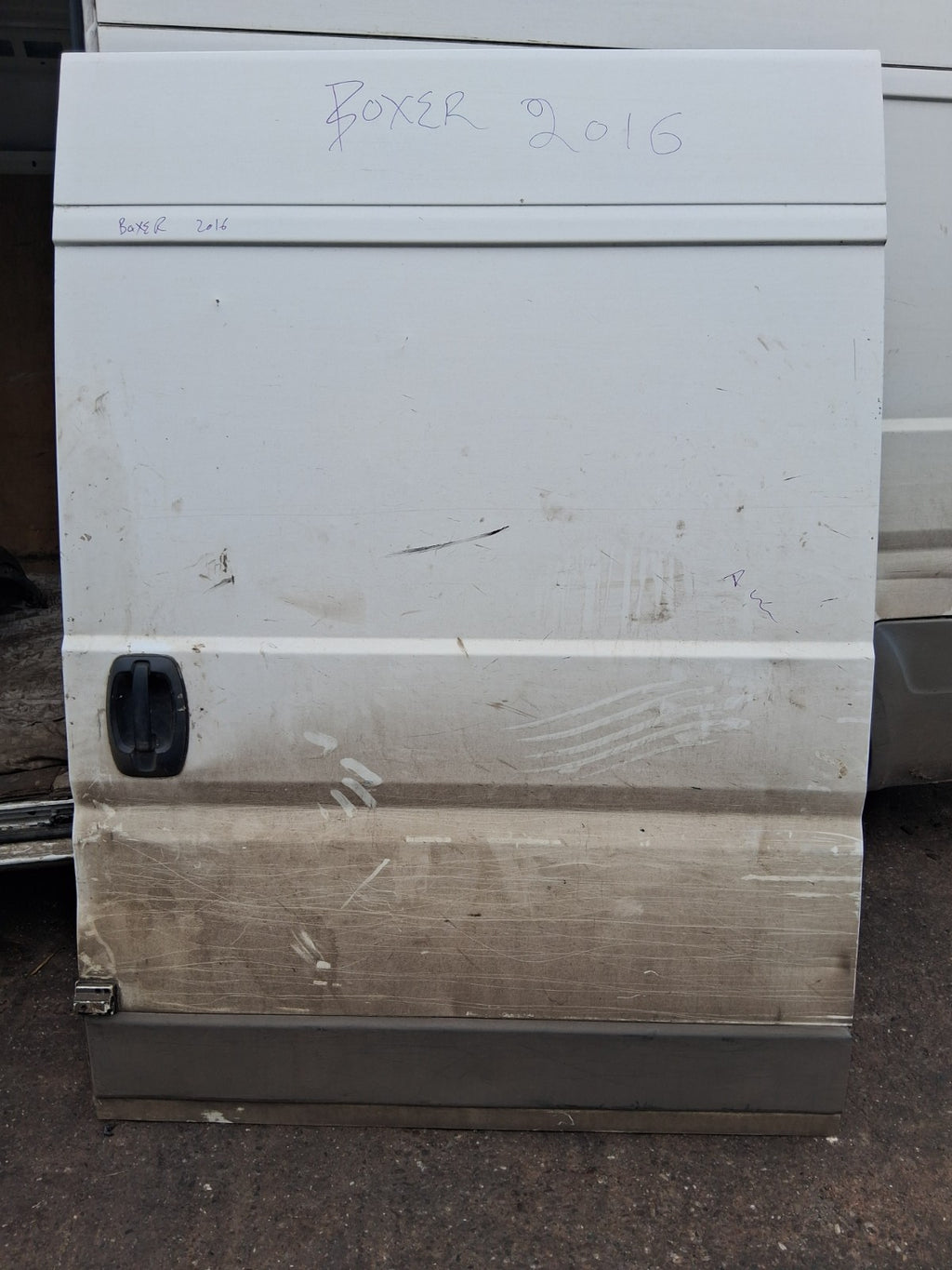2016 PEUGEOT BOXER MK3 NS PASSENGER SIDE LEFT COMPLETE SLIDING DOOR WHITE
