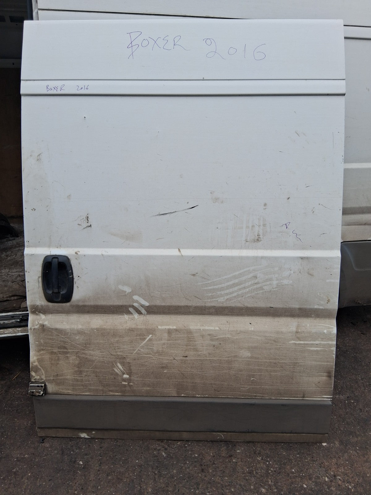 2016 PEUGEOT BOXER MK3 NS PASSENGER SIDE LEFT COMPLETE SLIDING DOOR WHITE