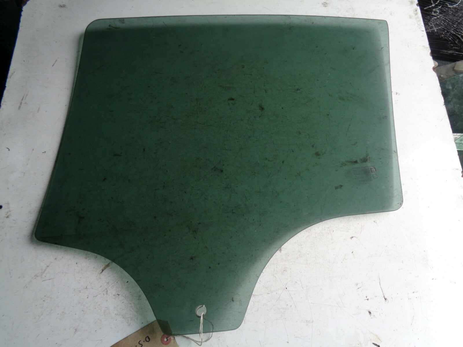 VAUXHALL CORSA D 2013 OSR DRIVER SIDE REAR DOOR WINDOW GLASS